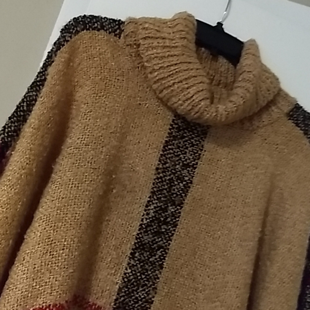 Wool poncho